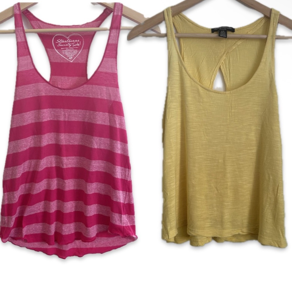 Set of 2: Streetwear Society Workout Y2K Tank Top